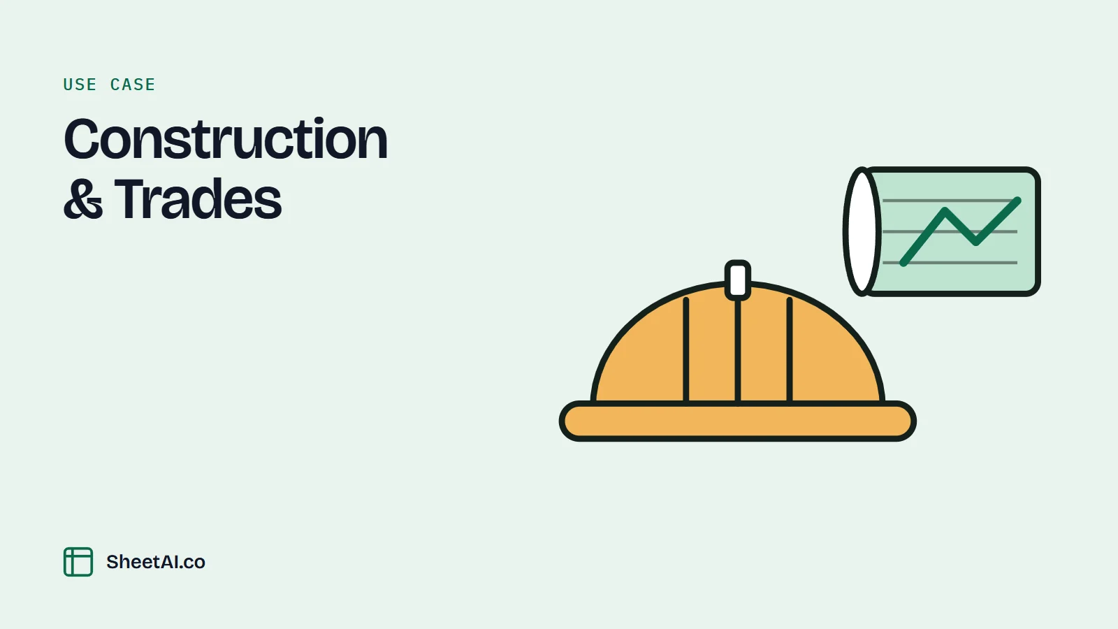 Construction & Trades: illustration for SheetAI's construction & trades use case